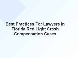 Settlement Negotiation Tactics for Florida Red Light Crash Cases